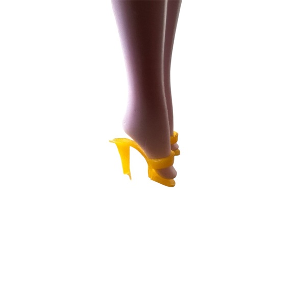 Mattel Other - Yellow Barbie heels, vintage, 1980s, 3 pairs